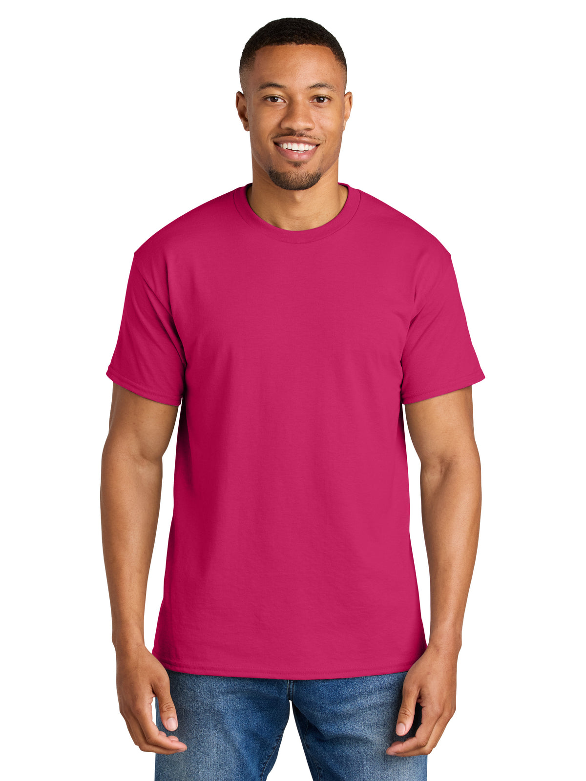 Men's DryBlend MVS T-Shirt - 8000 - Heliconia