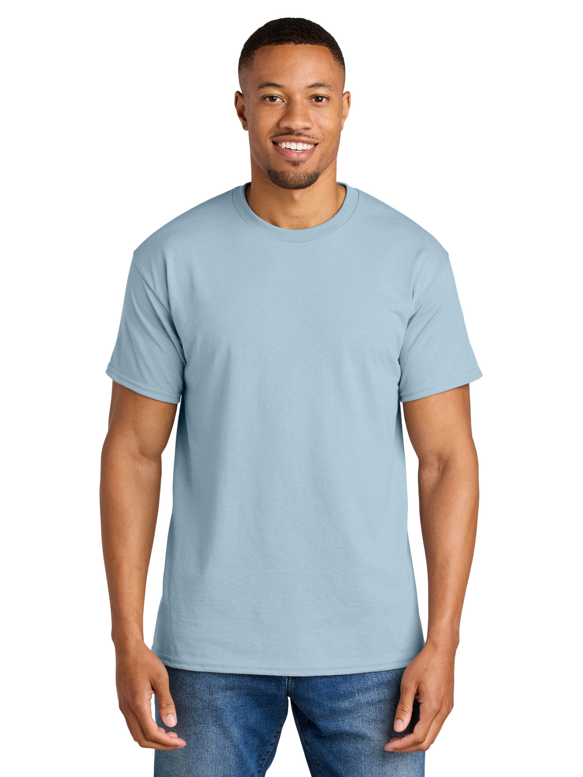 Men's DryBlend MVS T-Shirt - 8000 - Light Blue