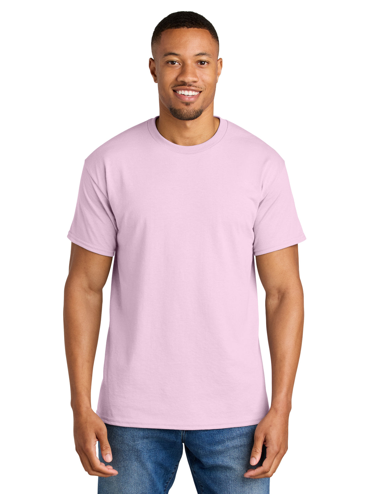Men's DryBlend MVS T-Shirt - 8000 - Light Pink