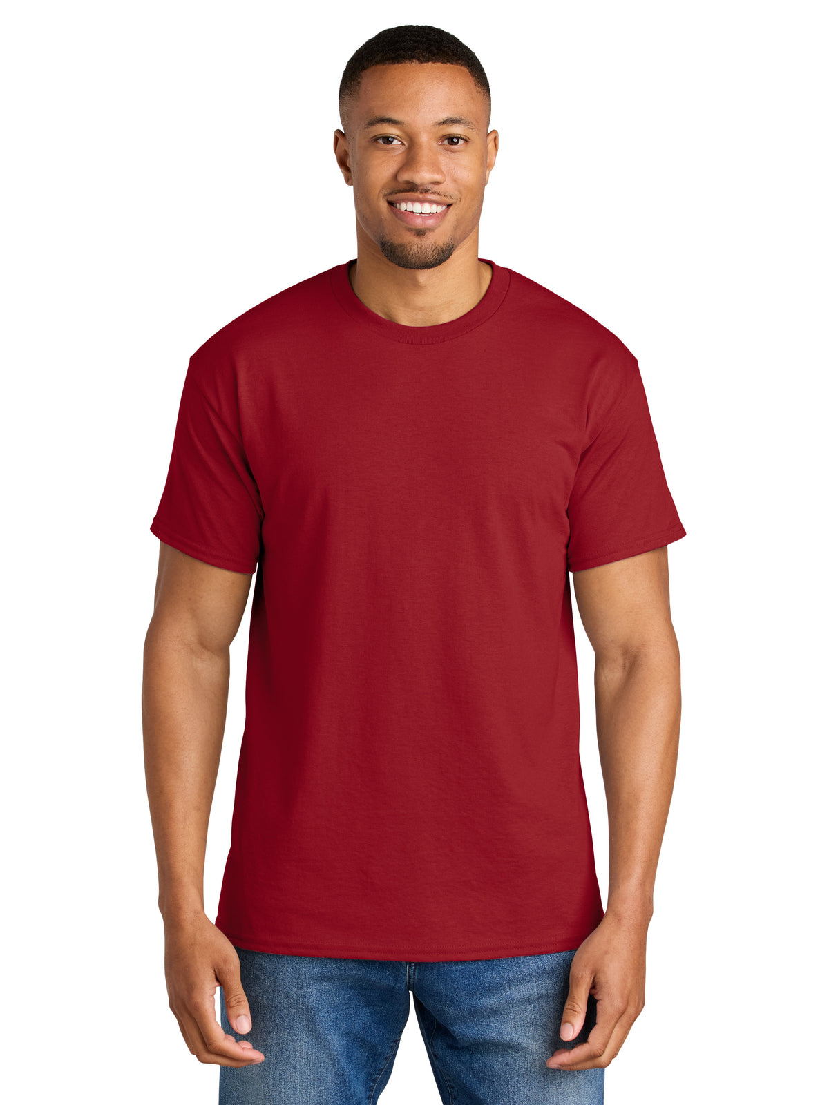 Men's DryBlend MVS T-Shirt - 8000 - Scarlet Red