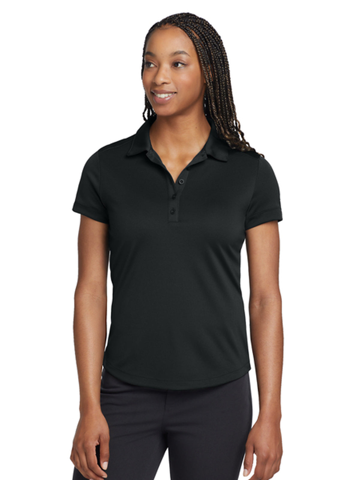 Women's Dri-FIT Players Modern Fit Polo - 811807 - Black