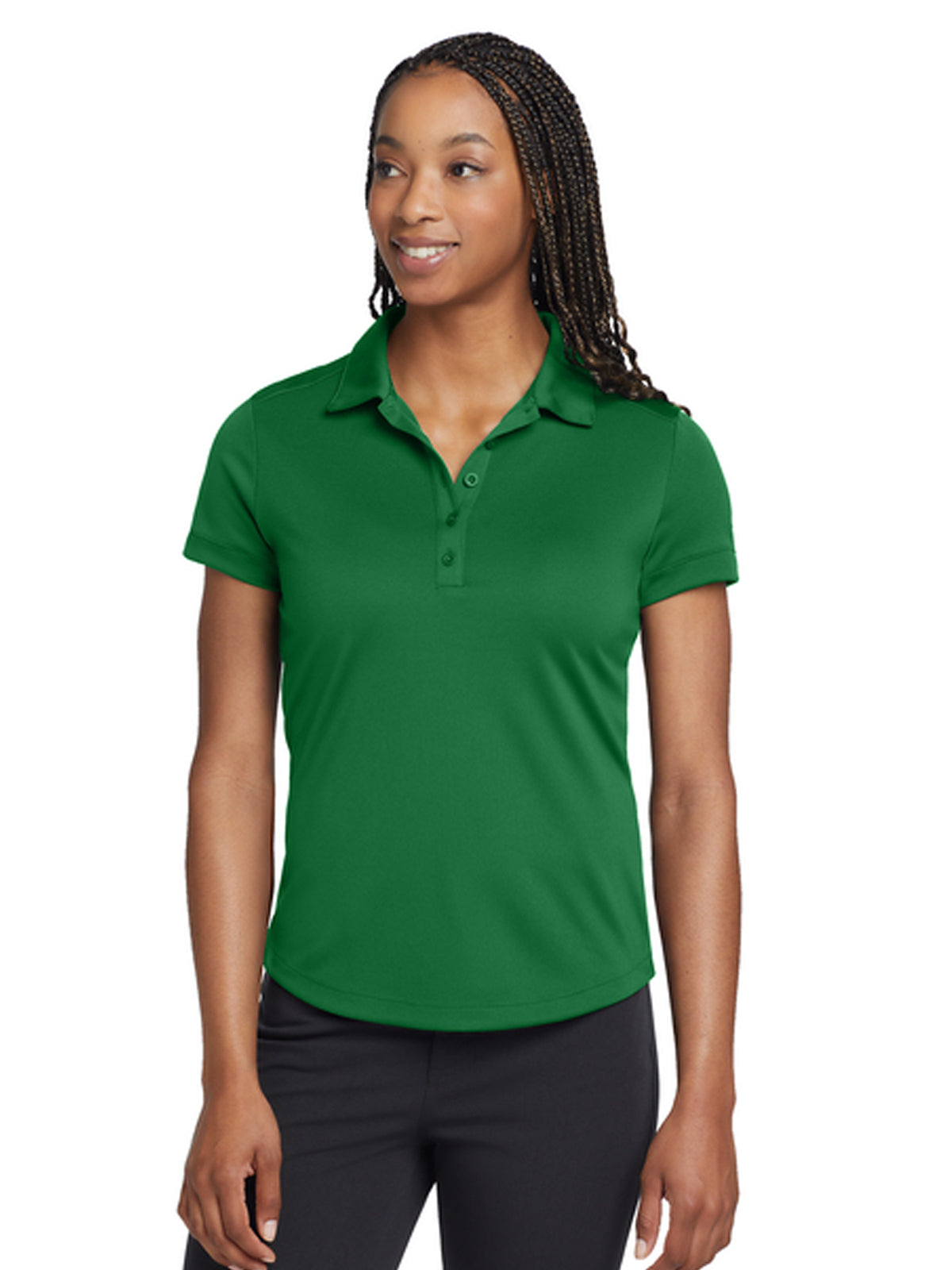 Women's Dri-FIT Players Modern Fit Polo - 811807 - Pine Green