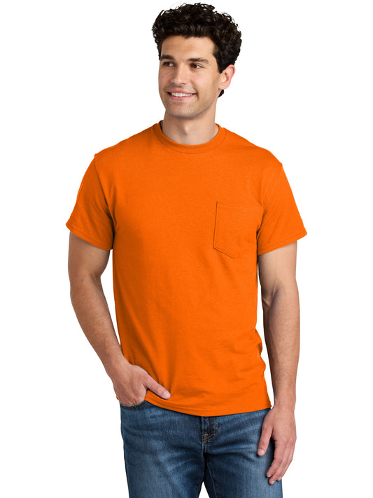 Men's DryBlend One-Pocket MVS T-Shirt - 8300 - S. Orange