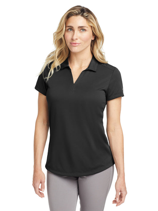 Women's Pocketless Dri-FIT Legacy Polo - 838957 - Black