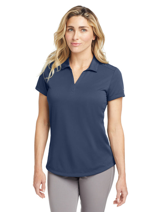 Women's Pocketless Dri-FIT Legacy Polo - 838957 - Midnight Navy
