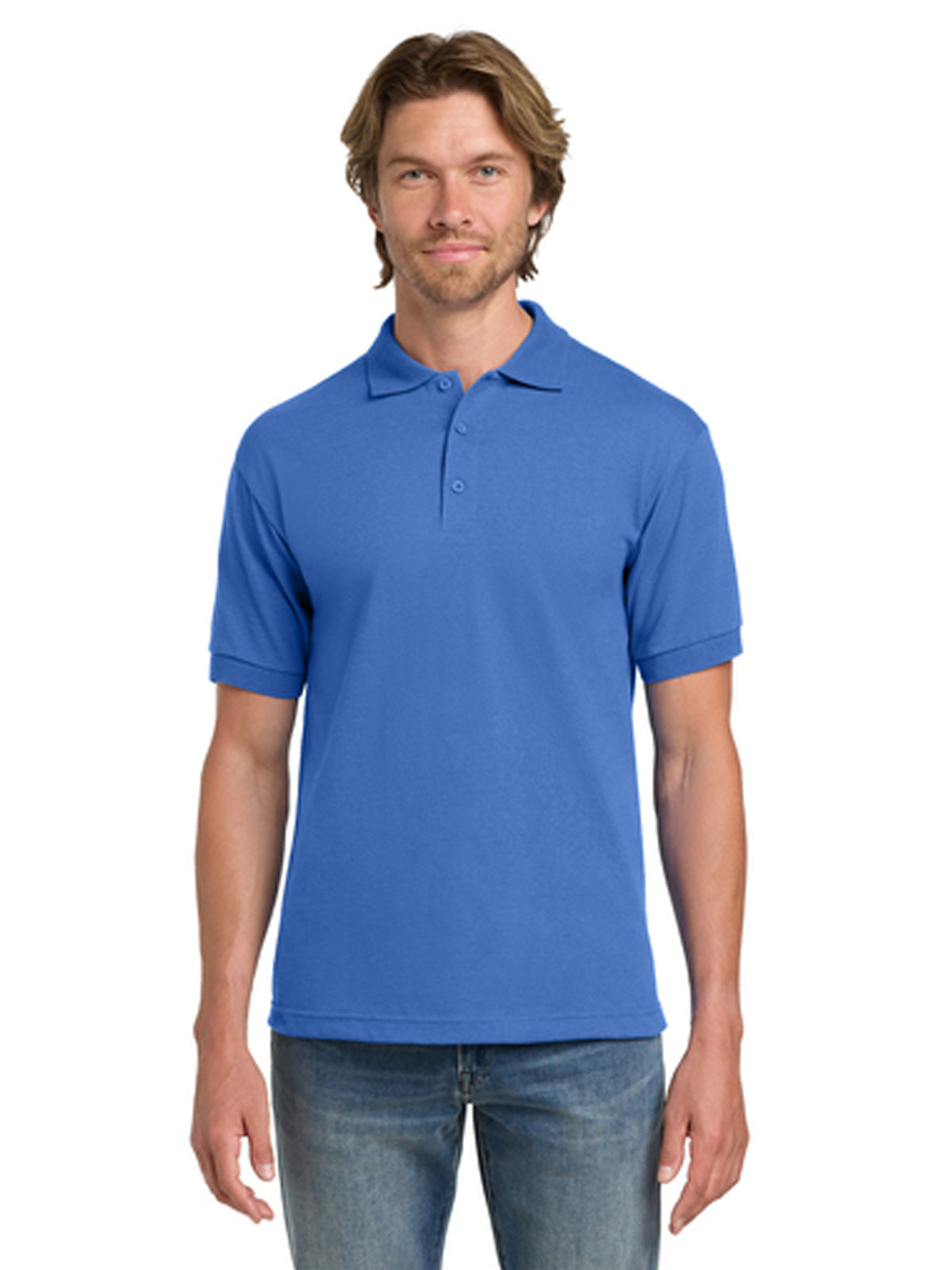 Men's Pocketless DryBlend Sport Polo - 8800 - Carolina Blue
