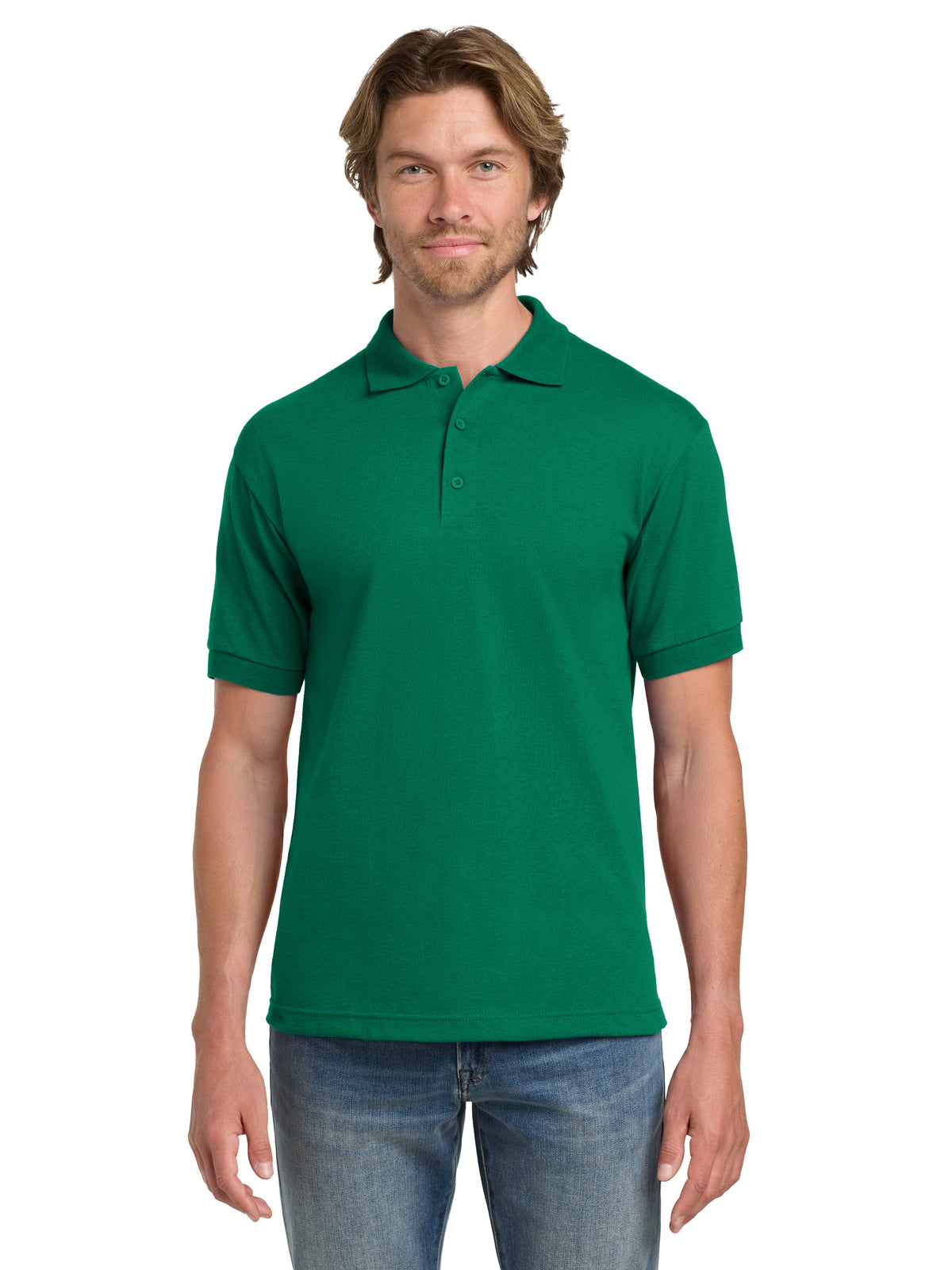 Men's Pocketless DryBlend Sport Polo - 8800 - Kelly Green