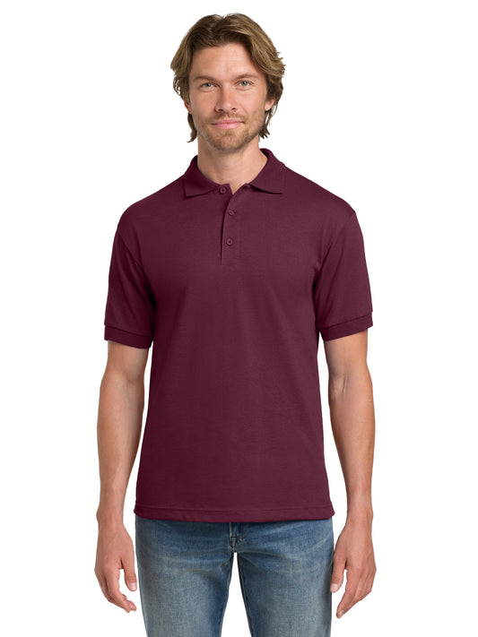 Men's Pocketless DryBlend Sport Polo - 8800 - Maroon