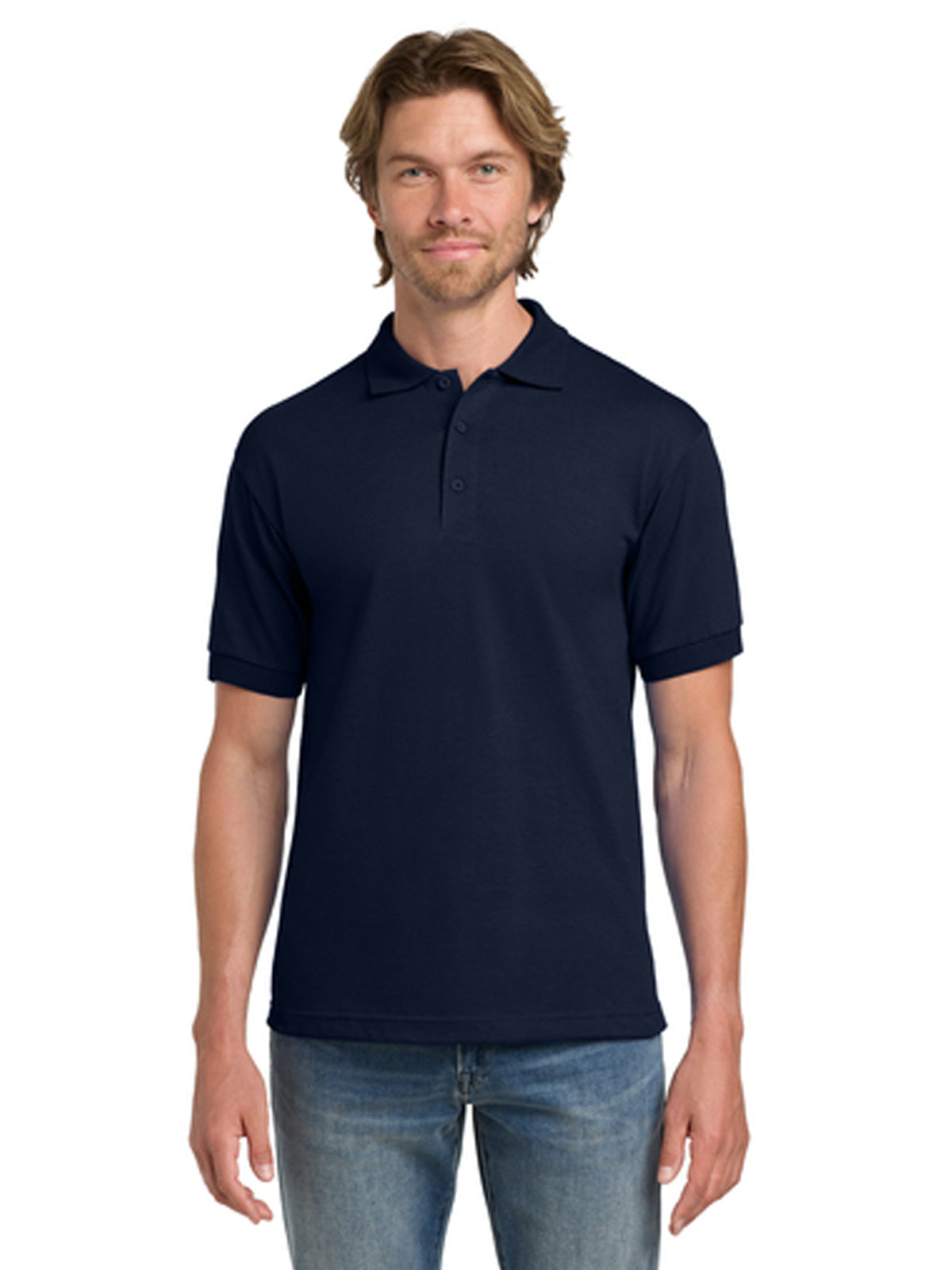 Men's Pocketless DryBlend Sport Polo - 8800 - Navy