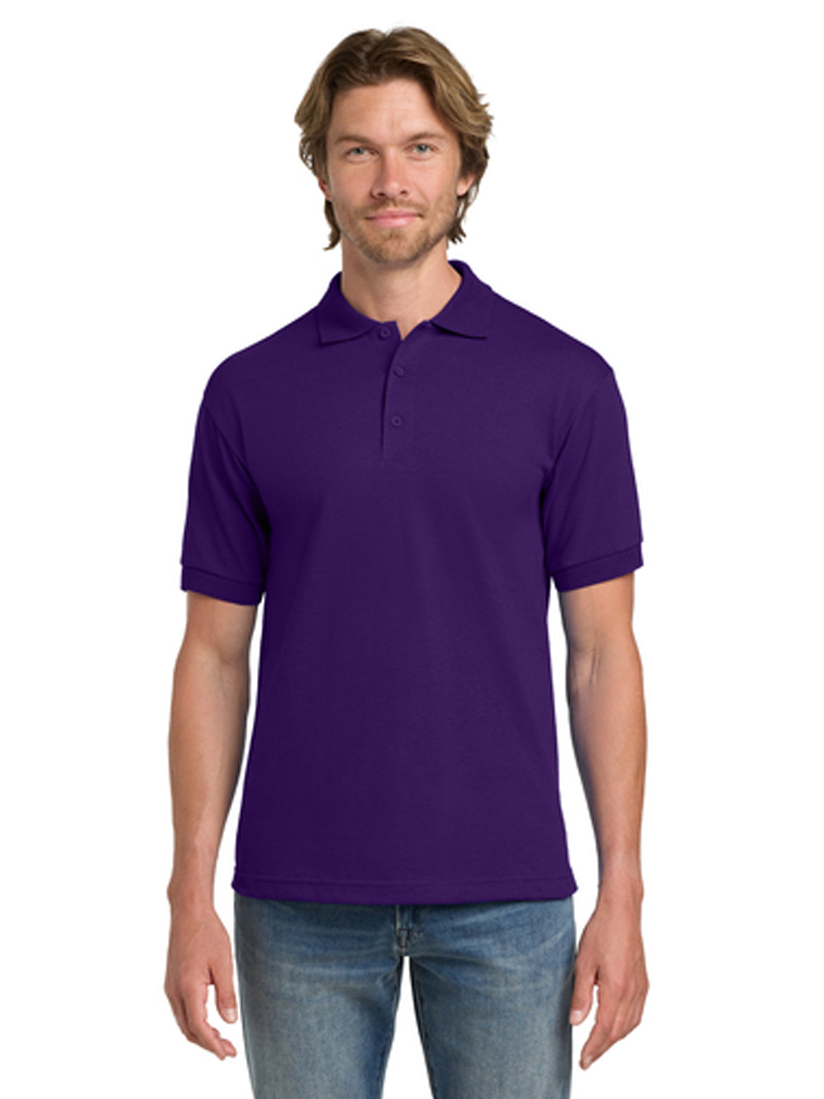 Men's Pocketless DryBlend Sport Polo - 8800 - Purple