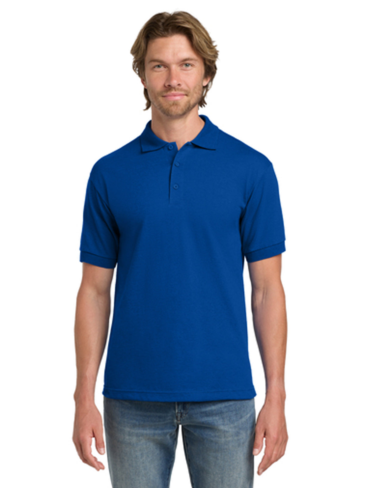 Men's Pocketless DryBlend Sport Polo - 8800 - Royal