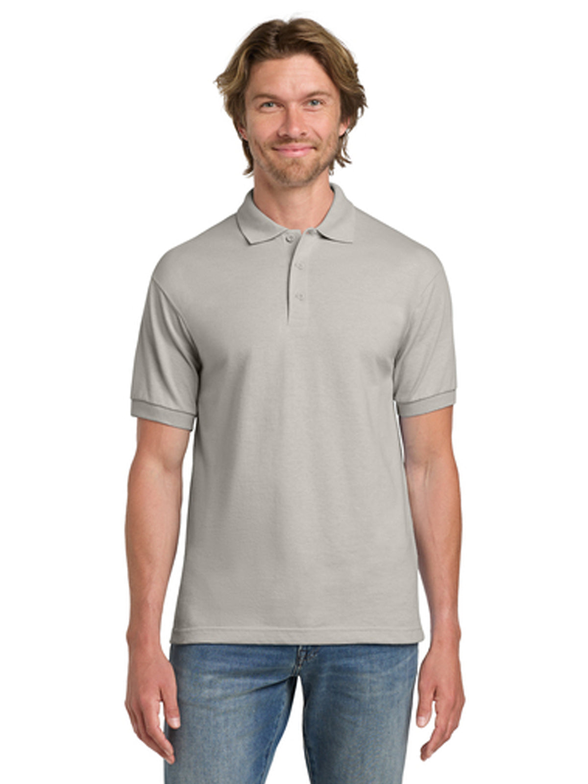Men's Pocketless DryBlend Sport Polo - 8800 - Sand
