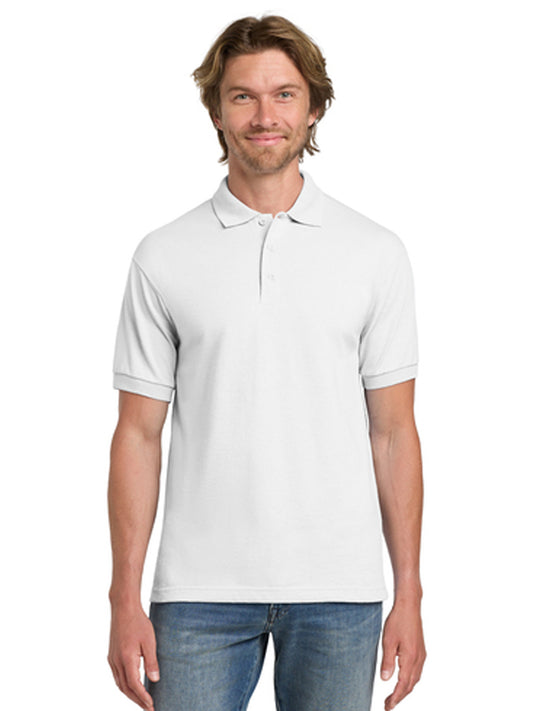 Men's Pocketless DryBlend Sport Polo - 8800 - White