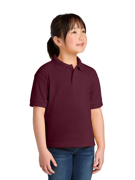 Youth DryBlend Jersey Polo - 8800B - Maroon