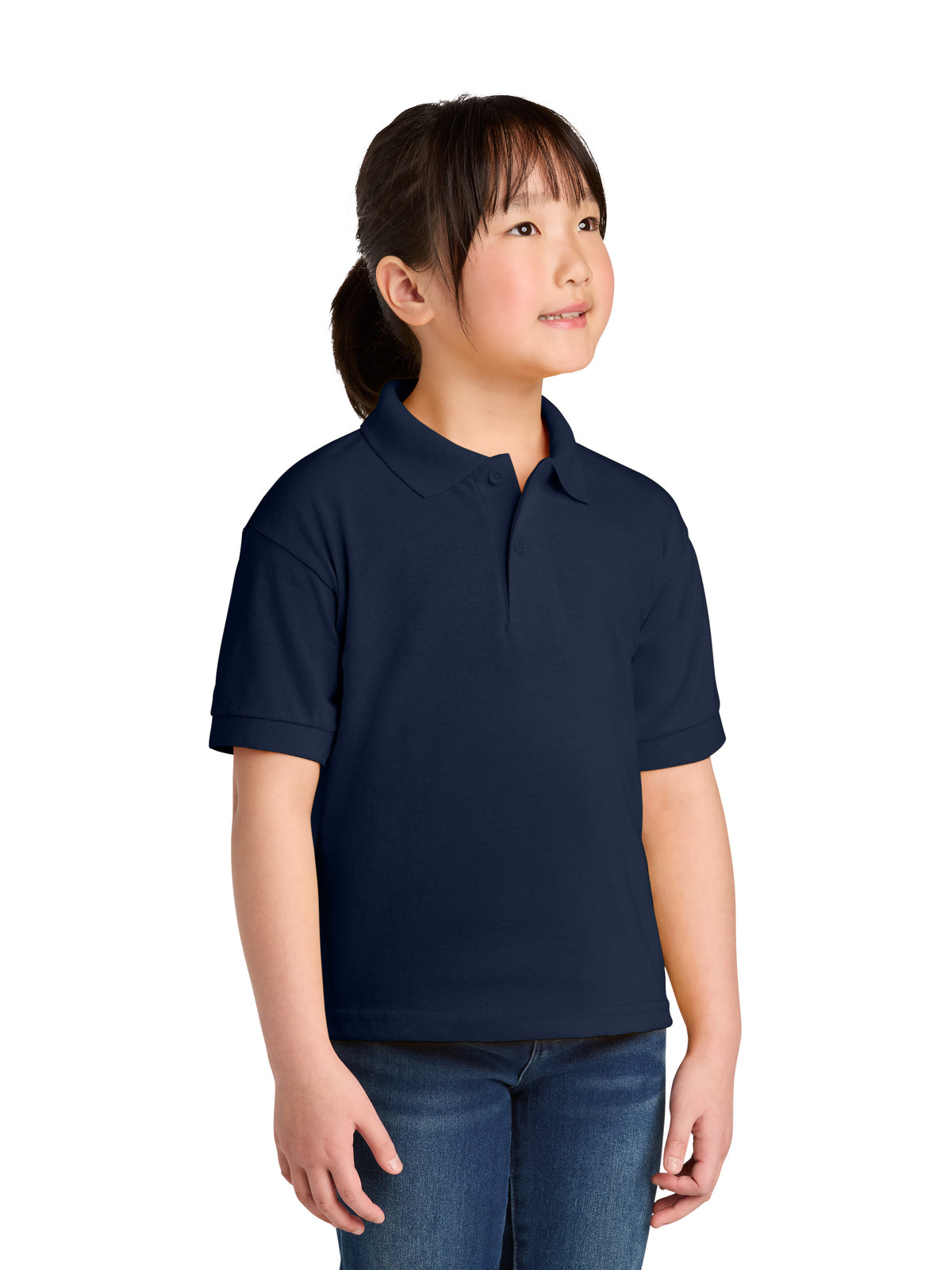 Youth DryBlend Jersey Polo - 8800B - Navy