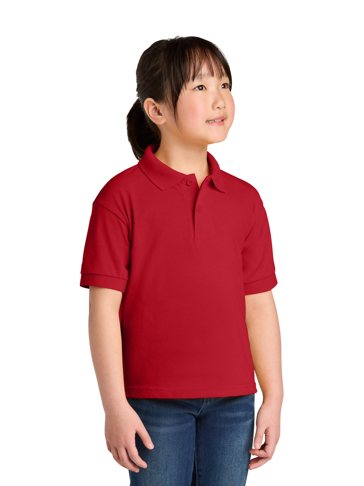 Youth DryBlend Jersey Polo - 8800B - Red