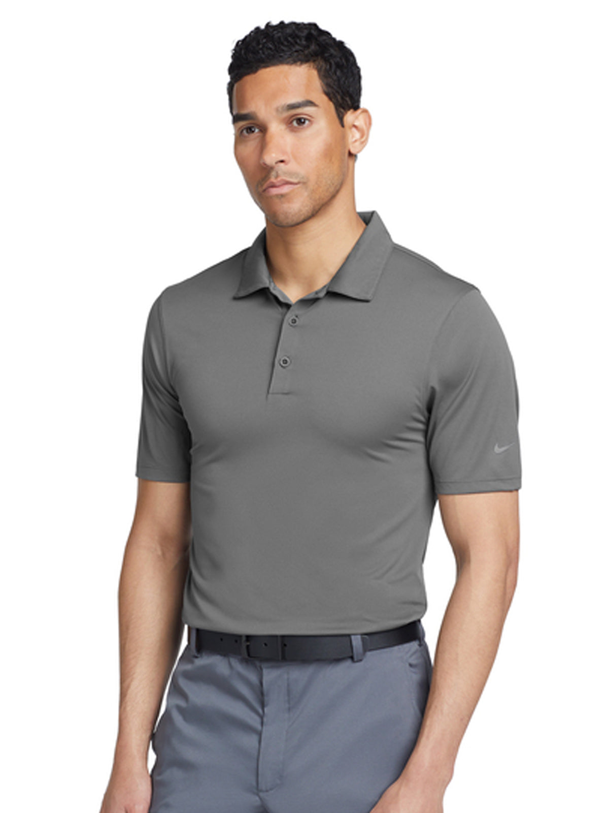 Men's Pocketless Legacy Polo - 883681 - Dark Grey