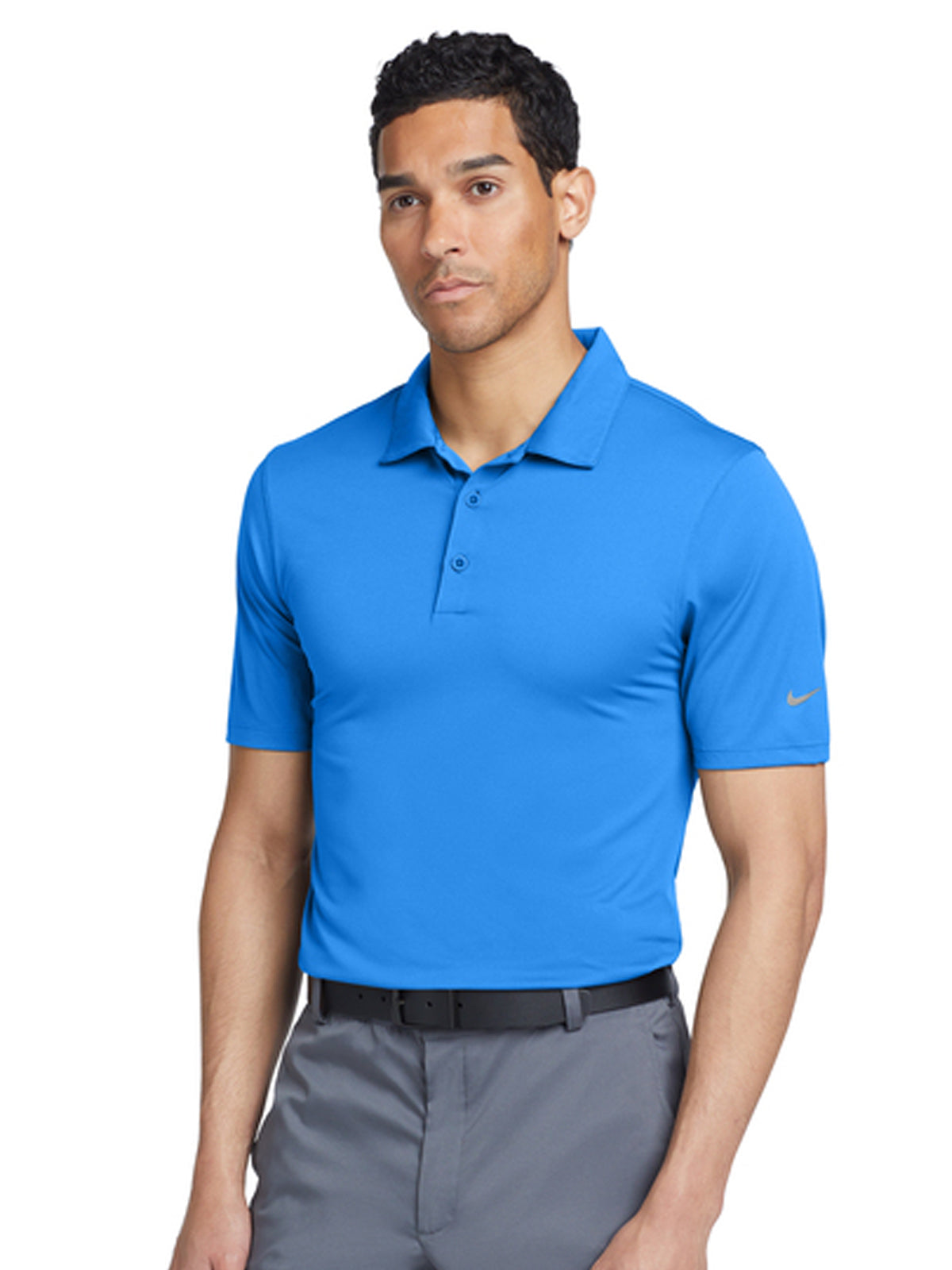 Men's Pocketless Legacy Polo - 883681 - Light Photo Blue