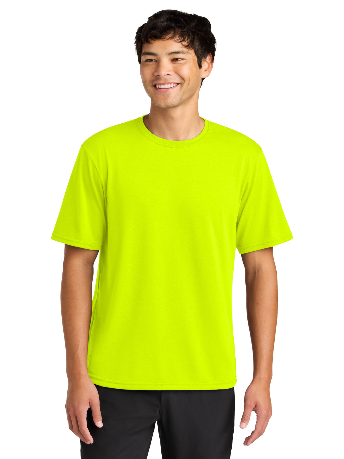 Men's Pocketless Softek Short Sleeve T-Shirt - A4N3013 - Safety Yellow