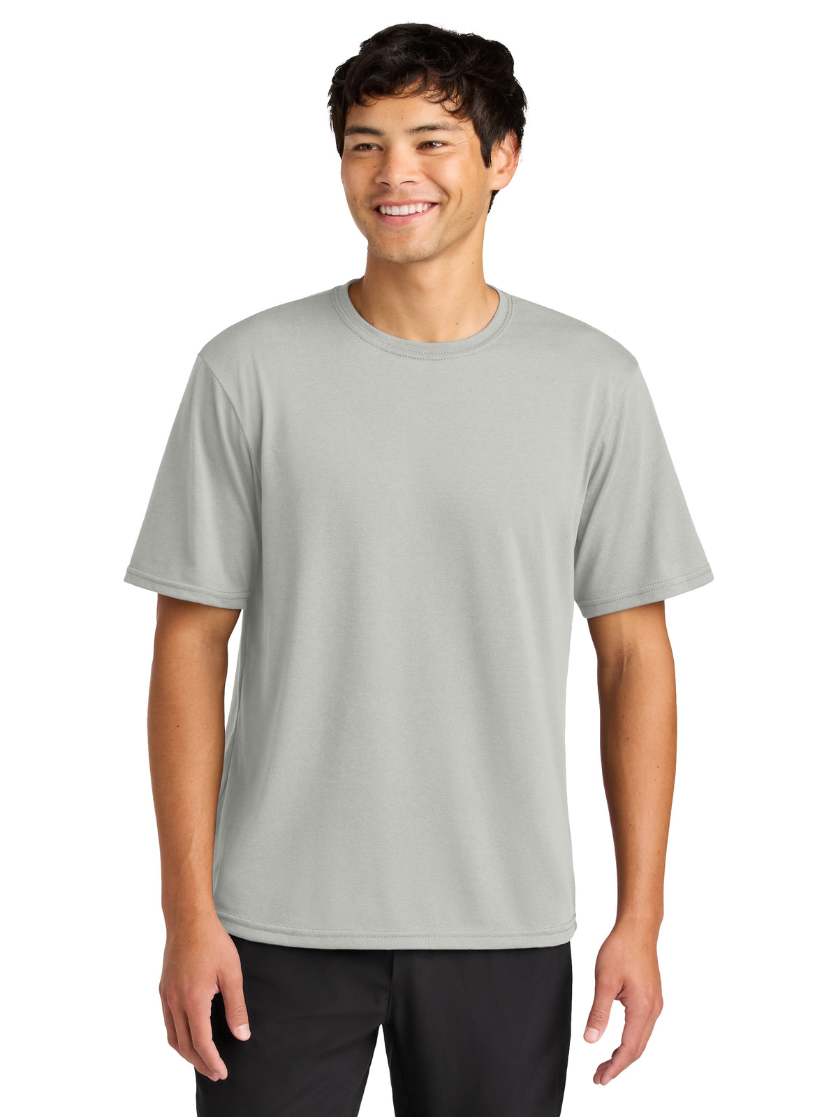 Men's Pocketless Softek Short Sleeve T-Shirt - A4N3013 - Silver