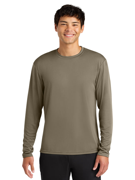 Men's Pocketless Cooling Performance Long Sleeve Tee - A4N3165 - Olive