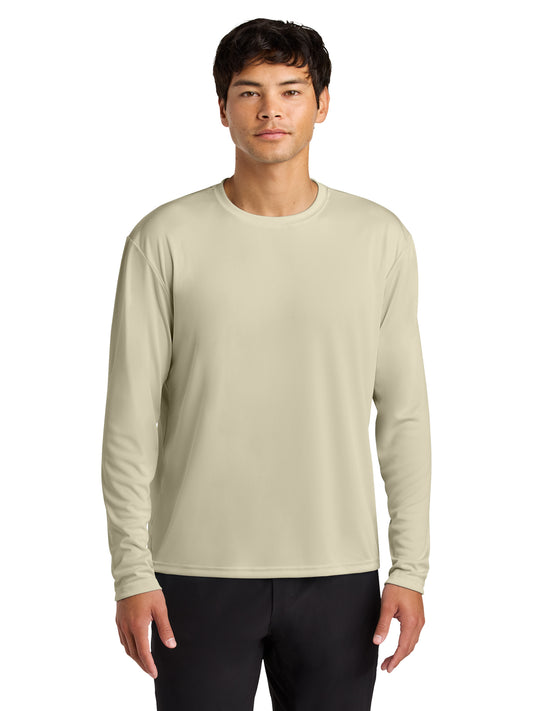 Men's Pocketless Cooling Performance Long Sleeve Tee - A4N3165 - Sand