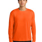Men's Pocketless Cooling Performance Long Sleeve Tee - A4N3165 - Safety Orange
