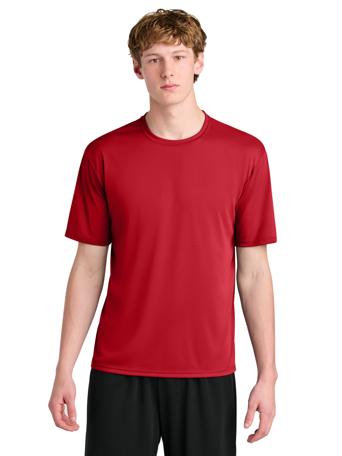 Men's Pocketless AirFlex Short Sleeve T-Shirt - A4N3531 - Scarlet
