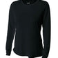 Women's Pocketless Cooling Performance Long Sleeve Tee - A4NW3002 - Black