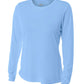 Women's Pocketless Cooling Performance Long Sleeve Tee - A4NW3002 - Light Blue
