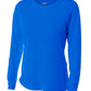 Women's Pocketless Cooling Performance Long Sleeve Tee - A4NW3002 - Royal