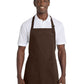 Unisex 2-Pocket Full-Length Apron - A500 - Coffee Bean