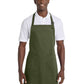Unisex 2-Pocket Full-Length Apron - A500 - Olive Drab Green