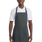 Unisex 2-Pocket Full-Length Apron - A500 - Storm Grey