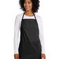 Women's Three-Pocket Full-Length Apron - A520 - Black