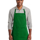 Unisex 2-Pocket Full-Length Bib Apron - A600 - Kelly Green