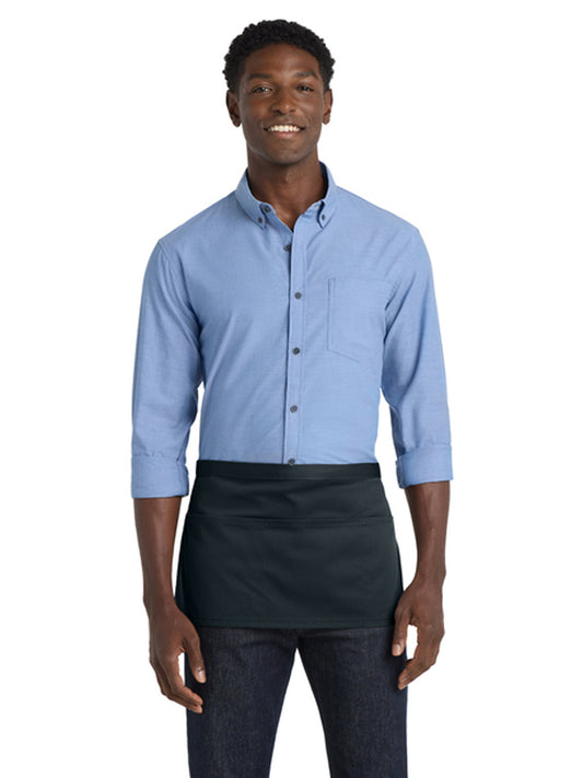Unisex 3-Pocket Waist Apron - A602 - Navy