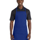 Men's Three-Pocket Easy Care with Stain Release Extra Long Bib Apron  - A700 - Royal