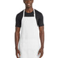 Men's Three-Pocket Easy Care with Stain Release Extra Long Bib Apron  - A700 - White