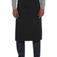Men's Two-Pocket Easy Care with Stain Release Full Bistro Apron - A701 - Black
