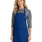 Women's Three-Pocket Easy Care with Stain Release Full Length Apron - A703 - Royal