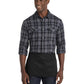 Men's Six-Pocket Easy Care with Stain Release Reversible Waist Apron - A707 - Black
