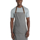 Unisex 2-Pocket Market Full-Length Bib Apron - A800 - Ash Grey