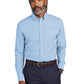 Men's 1-Pocket Stretch Pinpoint Shirt - BB18000 - Newport Blue