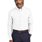 Men's 1-Pocket Stretch Pinpoint Shirt - BB18000 - White
