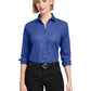 Women's Pocketless Stretch Nailhead Shirt - BB18003 - Cobalt Blue
