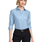 Women's Pocketless Stretch Nailhead Shirt - BB18003 - Newport Blue