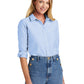 Women's Pocketless Oxford Cloth Shirt - BB18005 - Newport Blue