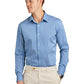 Men's Pocketless Tech Stretch Patterned Shirt - BB18006 - Charter Blue Check
