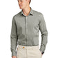 Men's Pocketless Tech Stretch Patterned Shirt - BB18006 - Deep Black Check